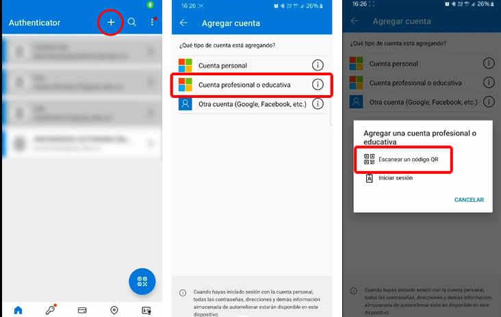 Notificación de información