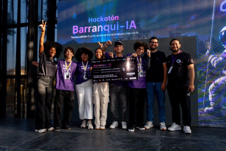 Destacada participación de la Universidad Autónoma del Caribe en Hackathon Barranqui-IA